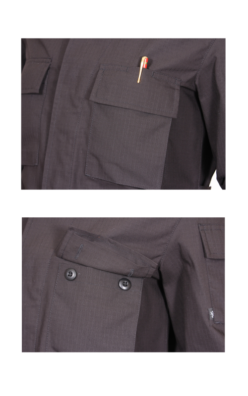 Костюм полевой летний рип-стоп х/б черный