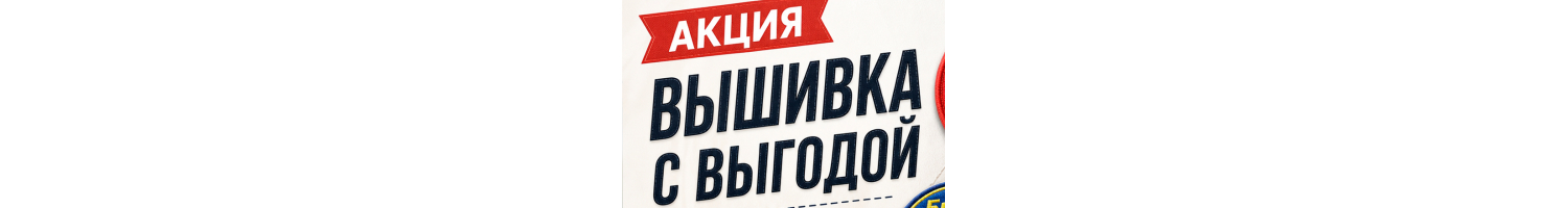 Акция «Вышивка с выгодой до 20%»