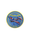 Шеврон ЯК-55 круглый 9,5 см синий
