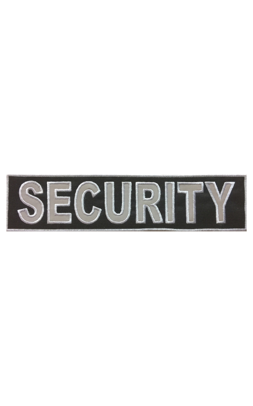 Шеврон на спину SECURITY световозвращающий 