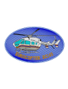 Шеврон ES 145 EUROCOPTER овал 12,4 х 7 см синий