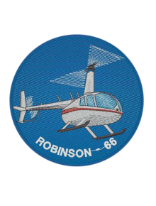 Шеврон ROBINSON-66 круглый 10 см синий