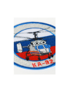 Шеврон КА-32 круглый 10,3 см кордура серый